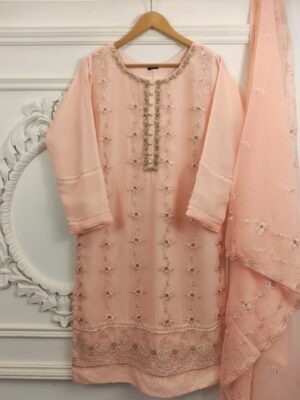 Agha Noor Light Pink