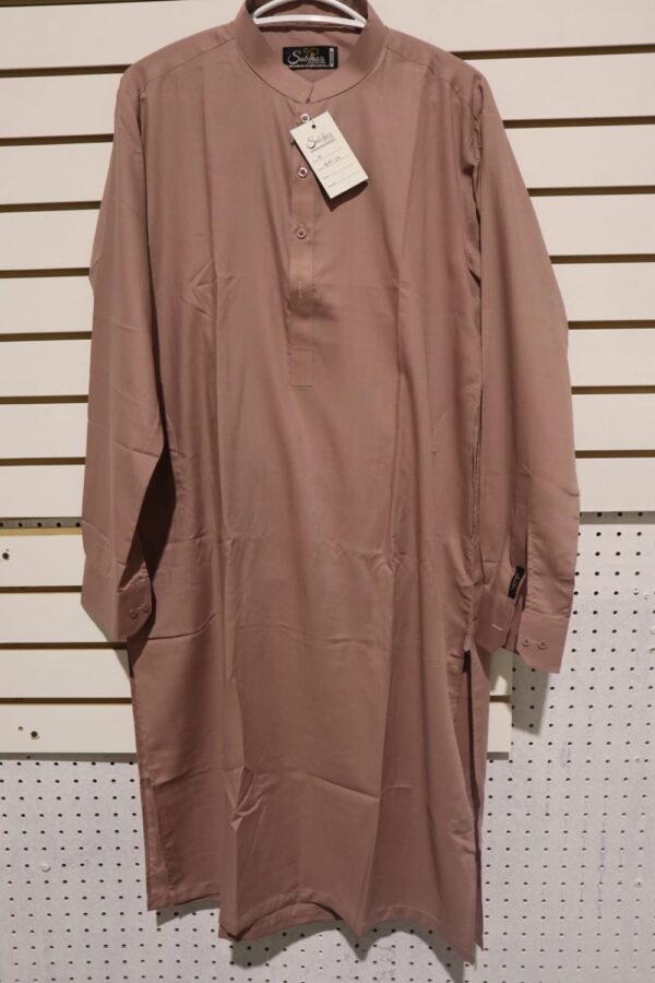 kurta pajama 2 piece brown