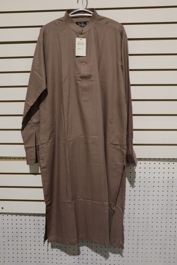 kurta pajama 2 piece dark brown