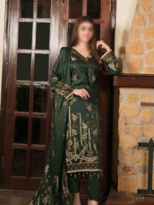 Banarasi Collection Dark Green