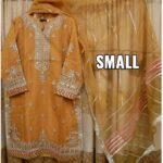 Sadabahaar Organza Light Brown