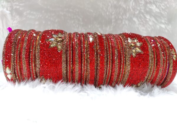 bright red bangles