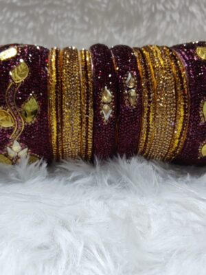 maroon bangles