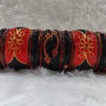 red black bangles